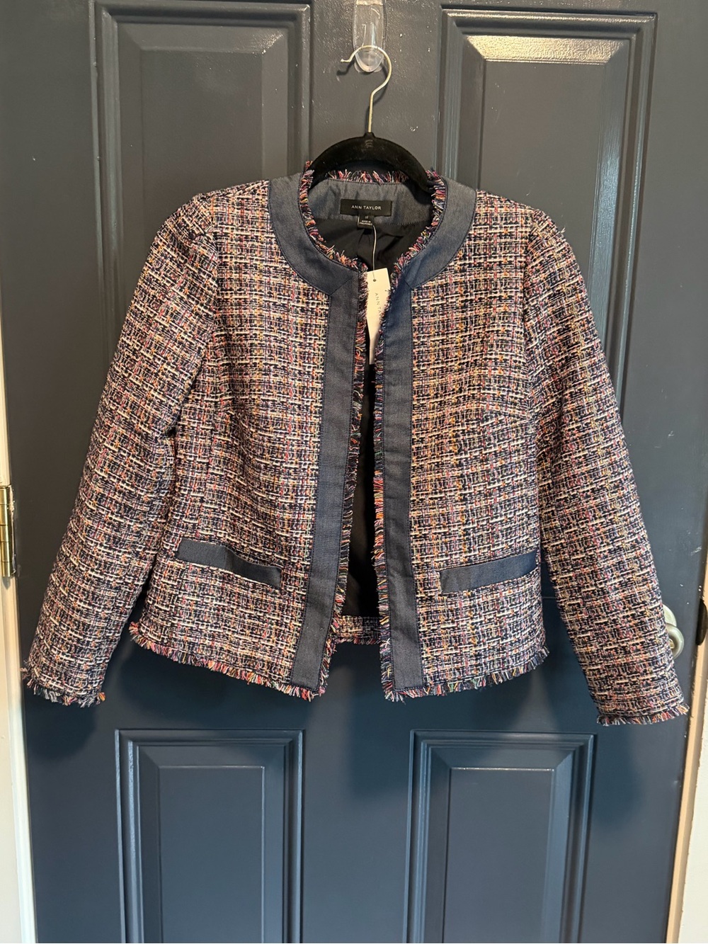 Ann Taylor Tweed / Jacket Blazer Size 00